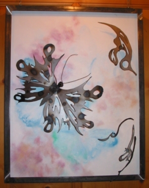 Metallbild die Seele