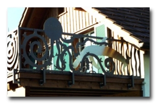 Geländer Oktopus