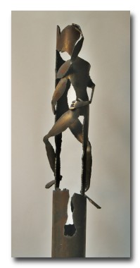 Skulptur der Kuss